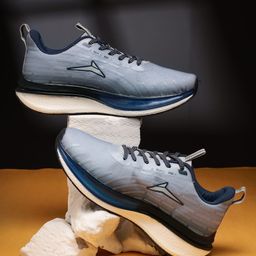 JQR Men Mesh Running All-Rounder Non-Marking Lace-Ups Shoes-image-3
