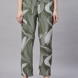Soie Women Supersoft Rayon Printed Pyjamas with Pockets-image-40