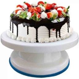 Original CAKE STAND TABLE,Cake Decorating Revolving Turntable Plastic Cake Server-6