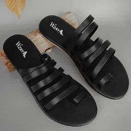 WZAYA Women Strappy One Toe Flats-image-10
