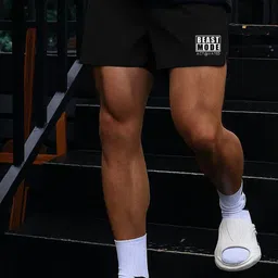 culish Men Typography Printed Mid-Rise Running Sports Shorts-image-64