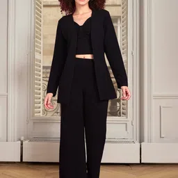 Popwings V- Neck Top & Trousers Co-OrdsSet-image-98