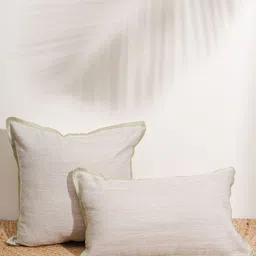 India Circus by Krsnaa Mehta Brown & Green Square Cushion Covers-image-62