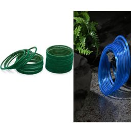 Somil Combo Of 2 Set blue, green glass bangles-image-5