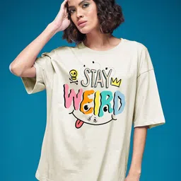 SMARTEES Women Printed Applique T-shirt-image-15