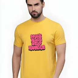 KaamBhari Graphic Printed Round Neck Pure Cotton Regular Fit T-shirt-picture-14