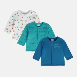 MINI KLUB Infant Boys Pack Of 3 Printed  Jhablas 25NBFV603-picture-16