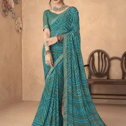LeeliPeeri Designer Bandhani Printed Saree-picture-35
