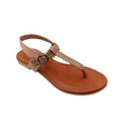 DressBerry Women Solid T-Strap Flats with Buckles-11