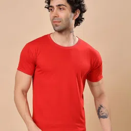 Louis Bayrad Round Neck Cotton Cotton T-Shirt-image-68