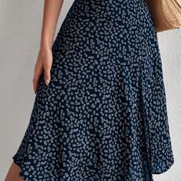 StyleCast  Printed Mini Flared Skirt-image-37
