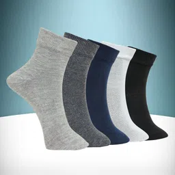MJE Pack Of 5 Ankle-Length Socks-image-88