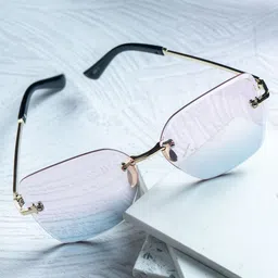 Leeway Women Rectangle Sunglasses with UV Protected Lens LW-2007-2-GREY-image-62