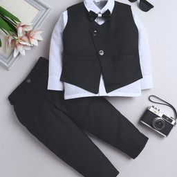 FOURFOLDS Boys Single-Breasted 3-Piece Suits-image-85