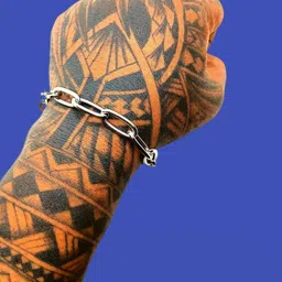 Dynamic Retail Global Men's Silver-Plated Link Bracelet-image-69