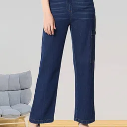 all about you Women Flared High-Rise Low Distress Jeans-image-79