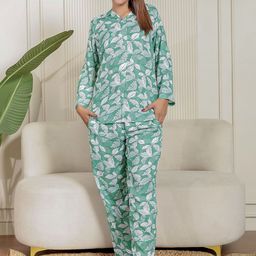 Stuffie Land Printed Collar Neck Shirt With Trousers Co-Ords-image-70