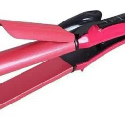Mr Neat 2 in 1 Hair Straightener and Curler for Women (Pack of 1,Pink) Hair Straightener-image-29