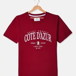 Octave Boys Typography Printed Round Neck Cotton T-shirt-image-27