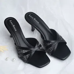LOUIS STITCH Women Lightweight Slim Heel Sandals-picture-36