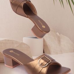 DIVASTRI Women Open Toe Block Sandals with Buckle-picture-27
