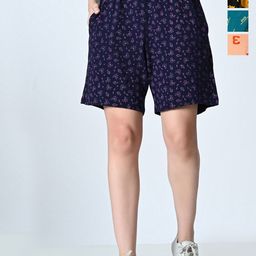 BAESD Women Printed High-Rise Shorts-picture-34