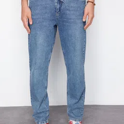 Trendyol Men Mid-Rise Light Fade Jeans-image-94