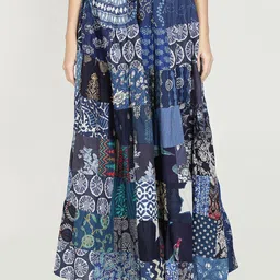 BAESD Printed Flared Maxi Skirts-picture-57