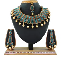 VATSALYA creation Women Artificial Stones and Beads Studded Jewellery Set-image-19