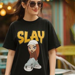 Fabflee Graphic Printed Round Neck Drop-Shoulder Sleeves Oversized Cotton T-shirt-picture-18