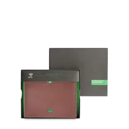 United Colors of Benetton Men Leather Two Fold Wallet-picture-13