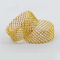 Sattik Gold Brass Bangle-picture-46