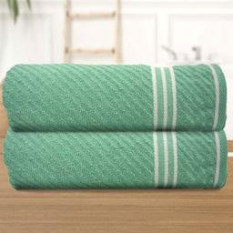 Aura Green 2 Cotton 400 GSM Bath Towel-image-74