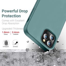 LIRAMARK Solid Printed iPhone 12 Pro Max Back Case Mobile Accessories image 3