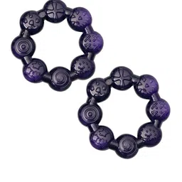 Adore Set Of 2 Luscious Water Filled Eva Teether- Purple-44