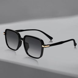 CELEBRITY SUNGLASSES Unisex Rectangle Sunglasses with UV Protected Lens CLSG-DC1001-01-11