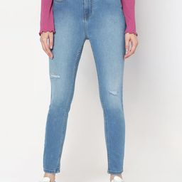 Vero Moda Women Cotton Skinny Fit High-Rise Light Fade Stretchable Jeans-picture-25