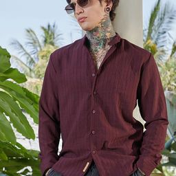 Campus Sutra Men Classic Opaque Casual Shirt-image-87