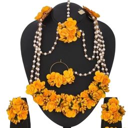 BALIKA VADHU Blooming Elegance Flower Jewellery Set-image-62