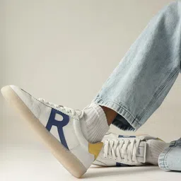 RARE RABBIT Men Printed Leather Sneakers-image-70