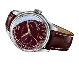 DOUBLERUN Men Dial & Leather Straps Analogue Multi Function Watch H05N8024 image 5