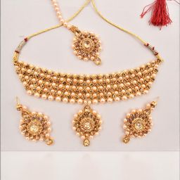 Anouk Women Gold Jewellery Set-image-122