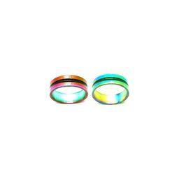 Dynamic Retail Global Set of 2 Rings for Men & Women, Multicolor-Green Alloy Ring ()-29