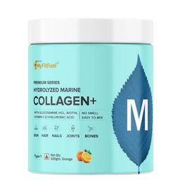 MyFitFuel Collagen Hydrolyzed Marine Skin Supplements -100gm-12