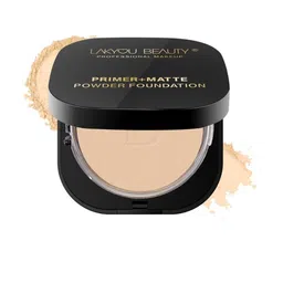 LAKYOU BEAUTY Powder + Matte Compact Powder- 15 g- Natural Beige 03-25