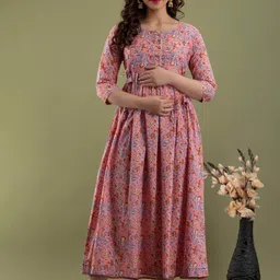 MURLI KURTI Women Printed Thread Work Anarkali Kurta-image-79
