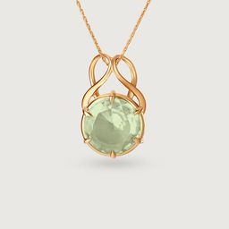 Mia by Tanishq Women 14KT Yellow Gold & Amethyst Pendant - 3.58 g-picture-14