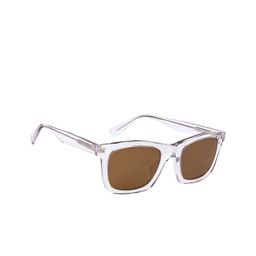 John Jacobs Unisex Wayfarer Sunglasses with Polarised and UV Protected Lens 220515-Brown-48