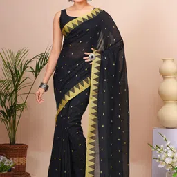 Crochetin Woven Design Saree-19