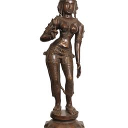 Exotic India Brown Religious Idol Showpiece-image-33